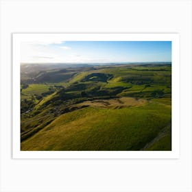 Aerial View Of The Dales 25 Art Print