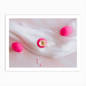 Pink Easter Eggs 4 Art Print