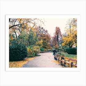 Autumn Park Art Print