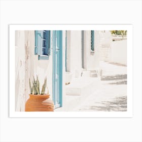 Mykonos Alleyway Art Print