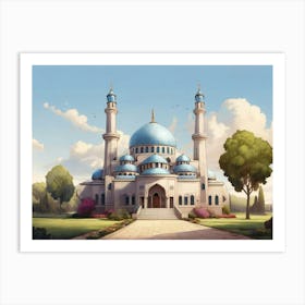 Islamic Mosque 5 Art Print