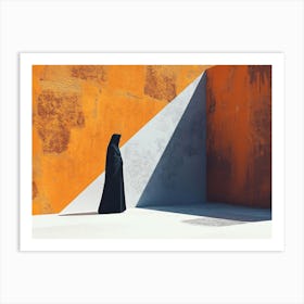 Woman In Black Art Print