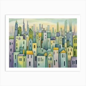 Cityscape 8 Art Print