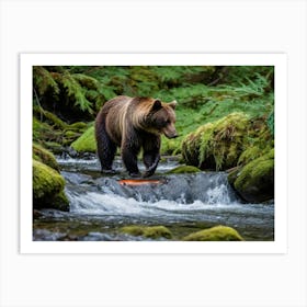 Brown Bear Art Print