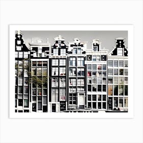 Amsterdam Canal Houses Art Print