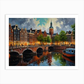  Amsterdam City 1 Art Print