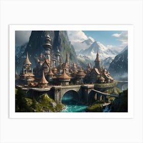 Fantasy Castle 3 Art Print