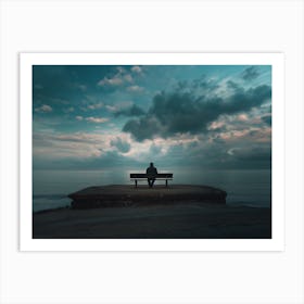 Sea side Art Print