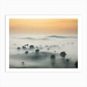 Misty Morning 4 Art Print