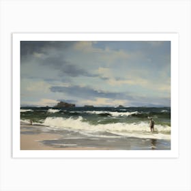 Moody Coastal Vintage Art Print