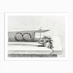 Mouse In A Mousetrap, Jean Bernard Art Print