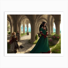 Elf Girls 1 Art Print