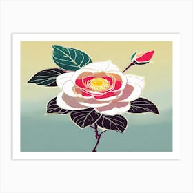 Chinese Flower Art Print