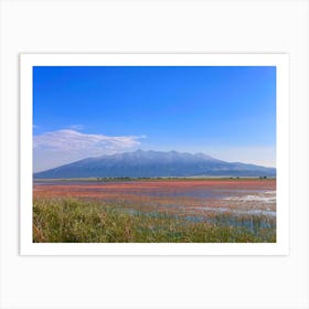 Mt Blanca over Lake of Flowers Art Print