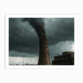 Tornado In The Sky Art Print