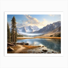 Mountain Lake 4 Art Print