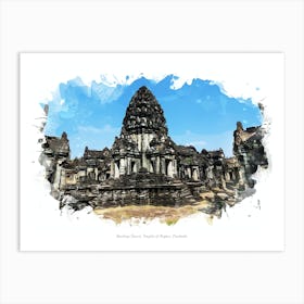 Banteay Samré, Temples Of Angkor, Cambodia Art Print