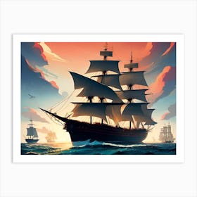 Pirates Of The Caribbean Art Print