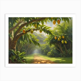 Mango Tree Nature Art Print