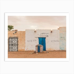 Village In The Desert In The Sahara Art Print