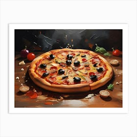 Pizza Painting 1 Art Print