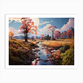 Landscape Painting Art Print