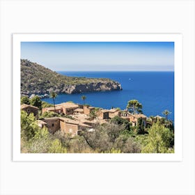 Mallorca Village On The Coast Spain Art Print