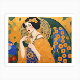 Gustav Klimt Lady In Gold Art Print