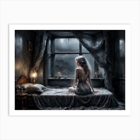 Dark Lady Art Print