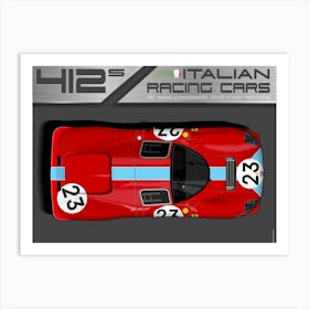 Ferrari 412 No. 23 1 Art Print