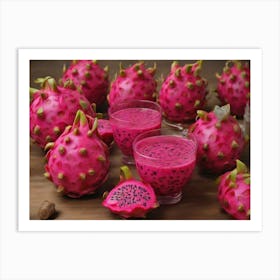 Dragon Fruit Art Print