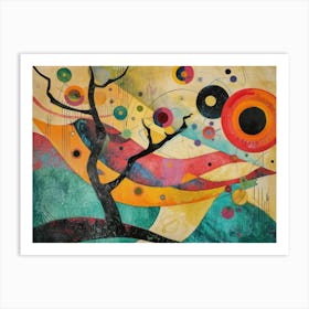 Contemporary Artwork Inspired By Wassily Kandinsky 2 Art Print