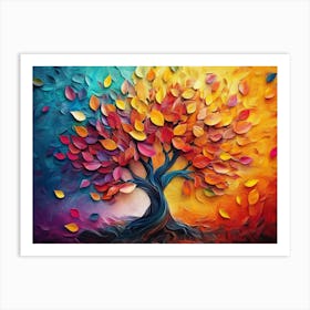 3d Abstraction of Tree Art Print