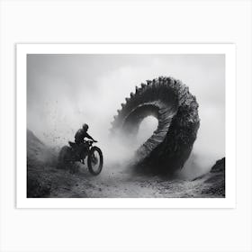 Monster Biker Art Print