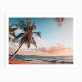 Sunset At The Beach Art Print