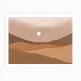 Desert Landscape Art Print