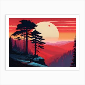 Cliffside Art Print