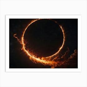 Eclipse Stock Videos & Royalty-Free Footage Art Print