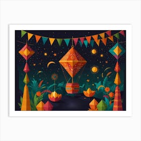 Indian Festival Art Print