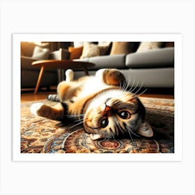 Feline Creative Cat Illustration 93 1 Art Print