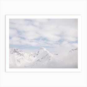 Snowy Mountains | Landscape | Austria Art Print
