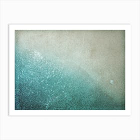 Blue And Green Sea Art Print