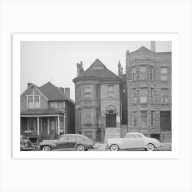 Untitled Photo, Possibly Related To Old Residence Converted Into Church, Chicago, Illinois By Russell Lee Art Print