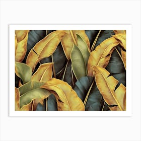 Banana Leaves 3 Art Print