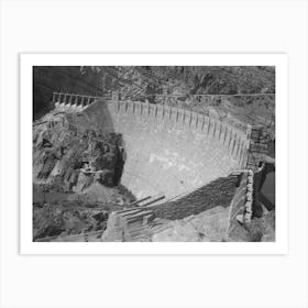 Roosevelt Dam Which Stores Water For The Salt River Valley And Phoenix, Arizona By Russell Lee Art Print