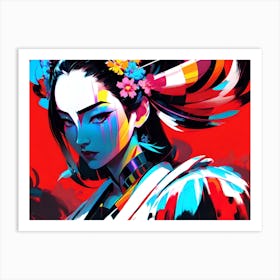 Geisha 122 Art Print