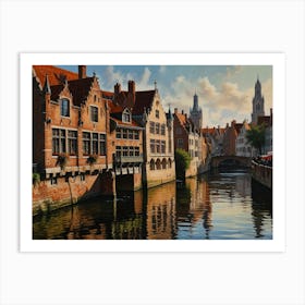 Bruges City 3 Art Print