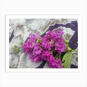 Purple Flowers Art Print