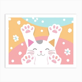 Cat Paw (10) Art Print