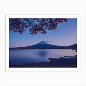 Mt Fuji At Dusk Art Print